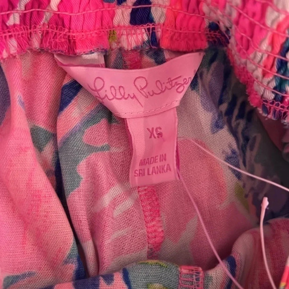 Lilly Pulitzer NEW colorful shorts size XS in pink and blue New - Picture 6 of 7